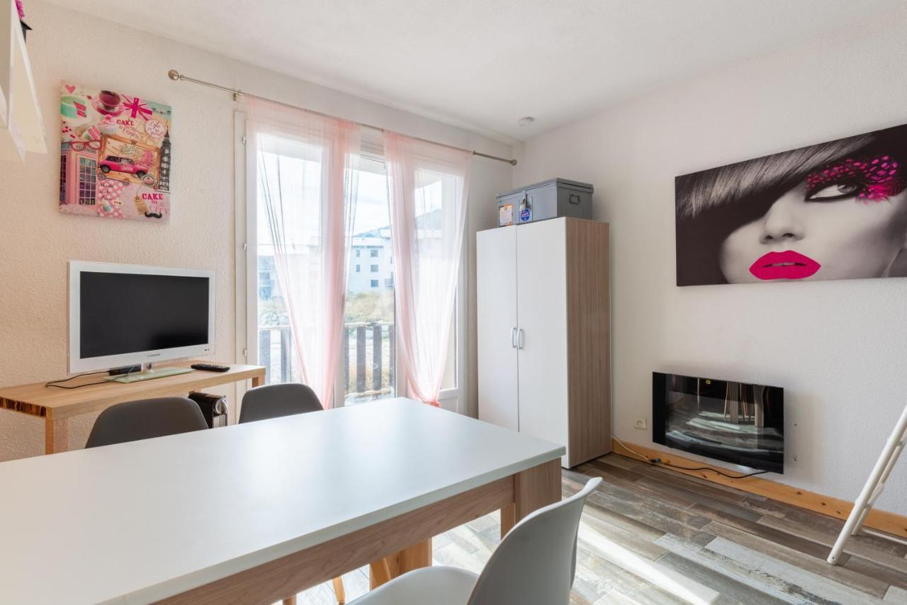Le Bobsleigh - Joli Studio Au Coeur Des Angles Apartment Luaran gambar